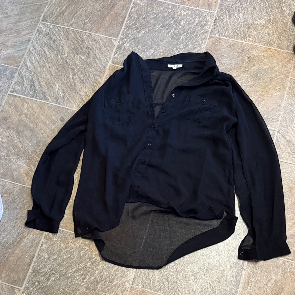 Elegant Black Women's Blouse